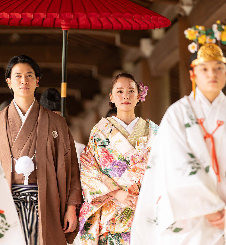 神前式 三嶋⼤社 MISHIMA TAISHA SHINTO CEREMONY
