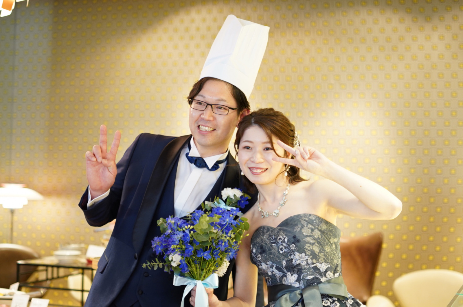 新郎様がパティシエに！デザートビュッフェでサプライズ演出